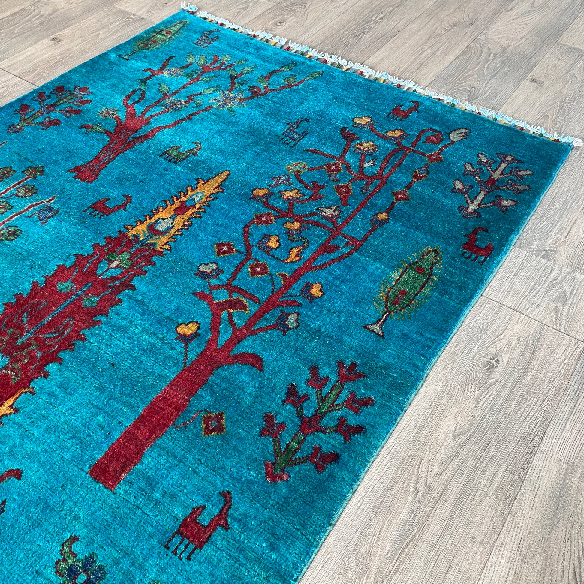 158 x 102 cm | Afghan Fine Gabbeh Rug