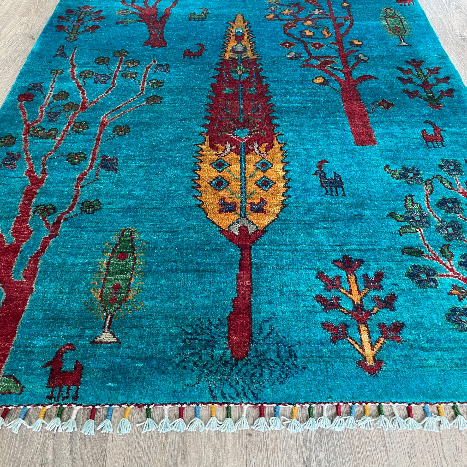 158 x 102 cm | Afghan Fine Gabbeh Rug