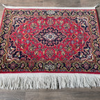 Vintage Persian Kashan Rug c. 1980 (Silk)