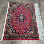 Vintage Persian Kashan Rug c. 1980 (Silk)