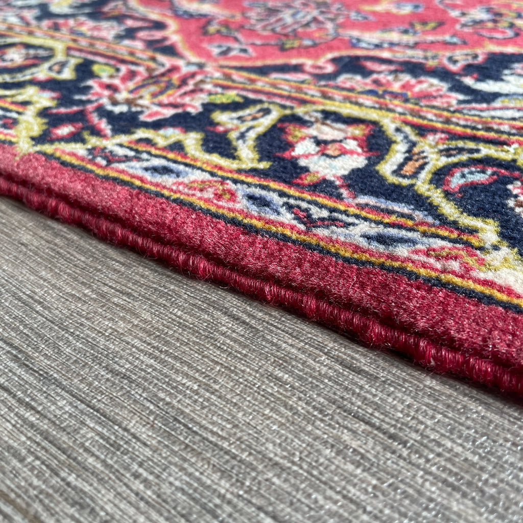 Vintage Persian Kashan Rug c. 1980 (Silk)