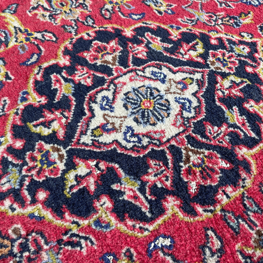 Vintage Persian Kashan Rug c. 1980 (Silk)