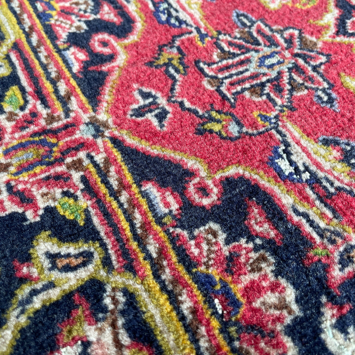 Vintage Persian Kashan Rug c. 1980 (Silk)