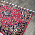 Vintage Persian Kashan Rug c. 1980 (Silk)