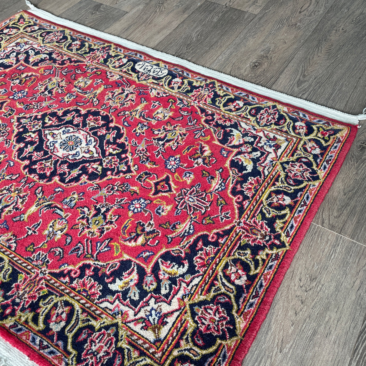 Vintage Persian Kashan Rug c. 1980 (Silk)