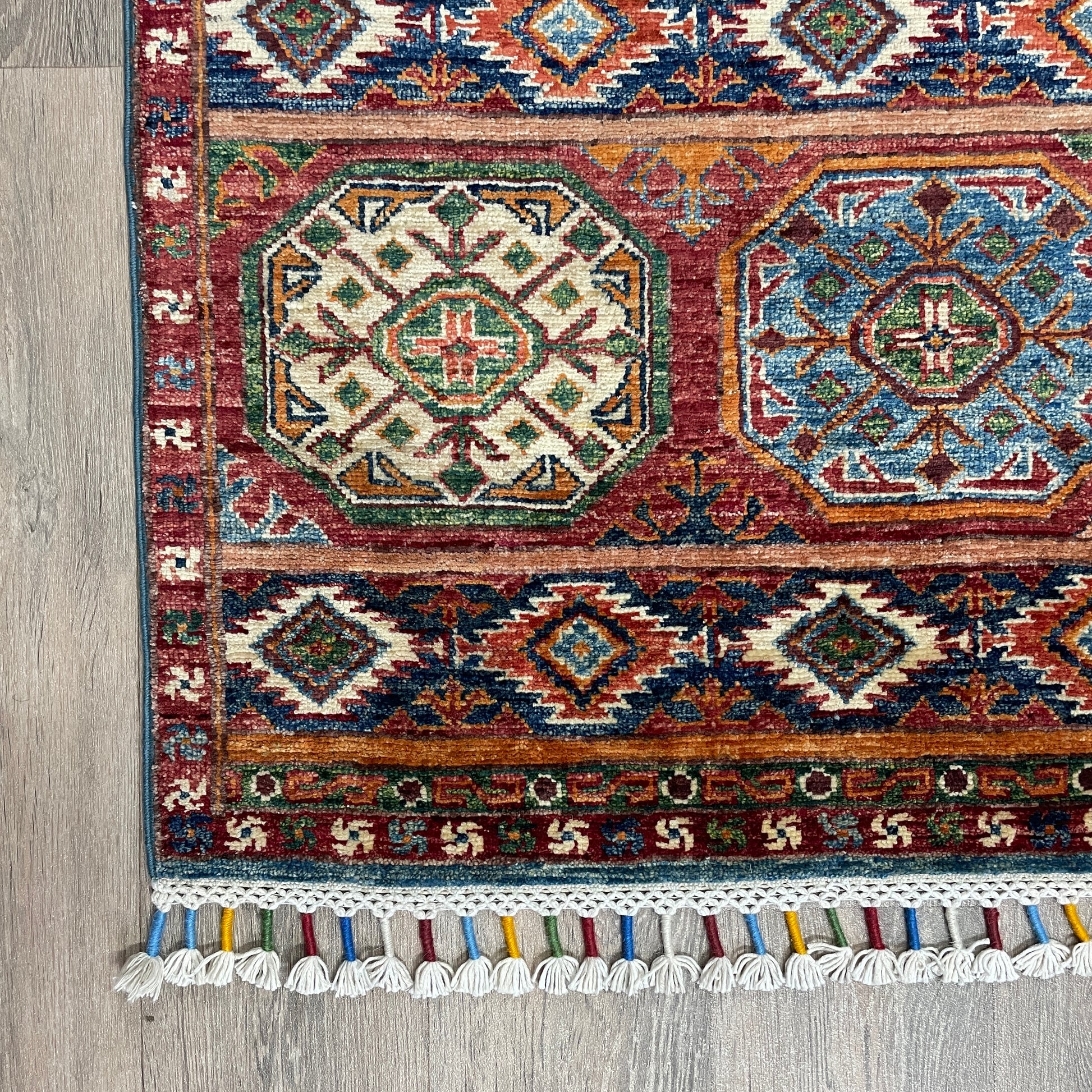309 x 205 cm | Afghan Khorjin Rug