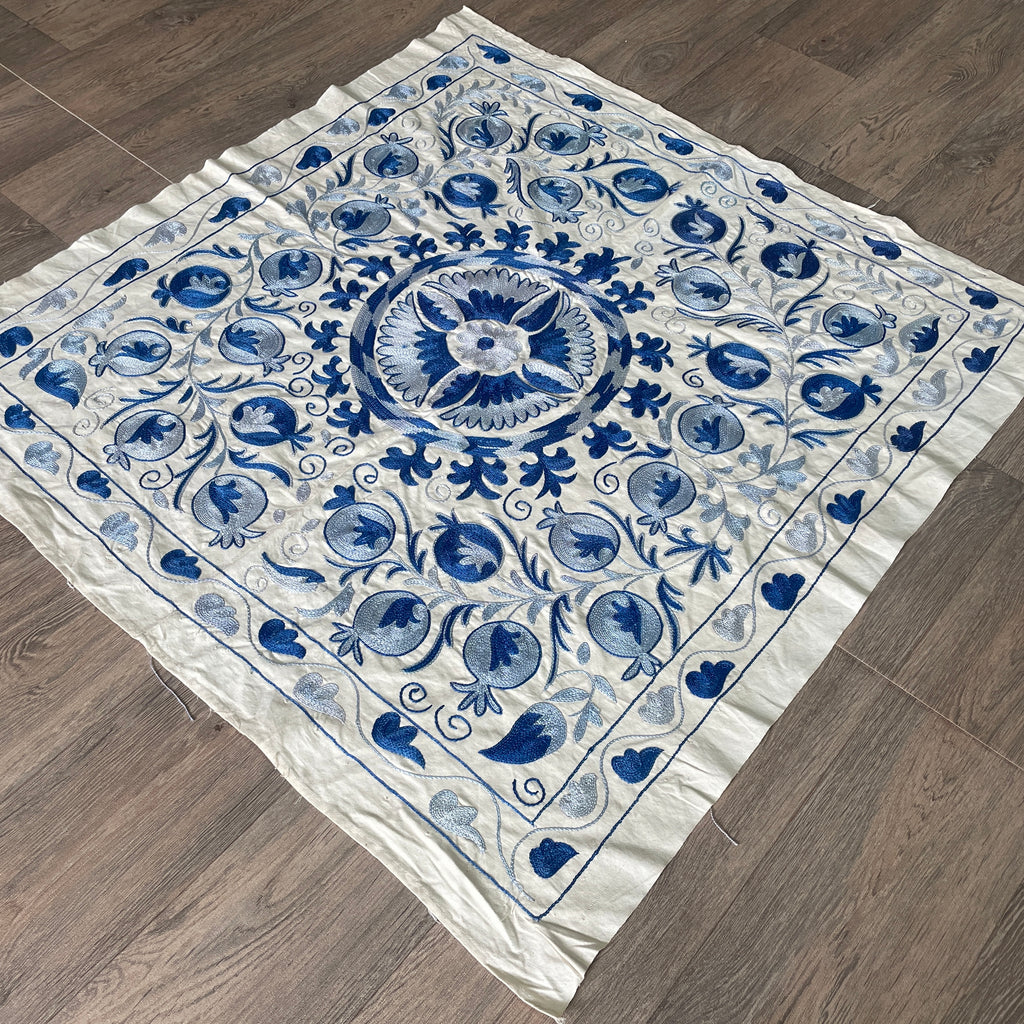 Uzbek Suzani Table Throw