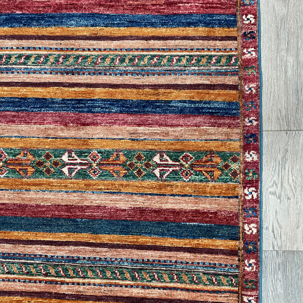 309 x 205 cm | Afghan Khorjin Rug