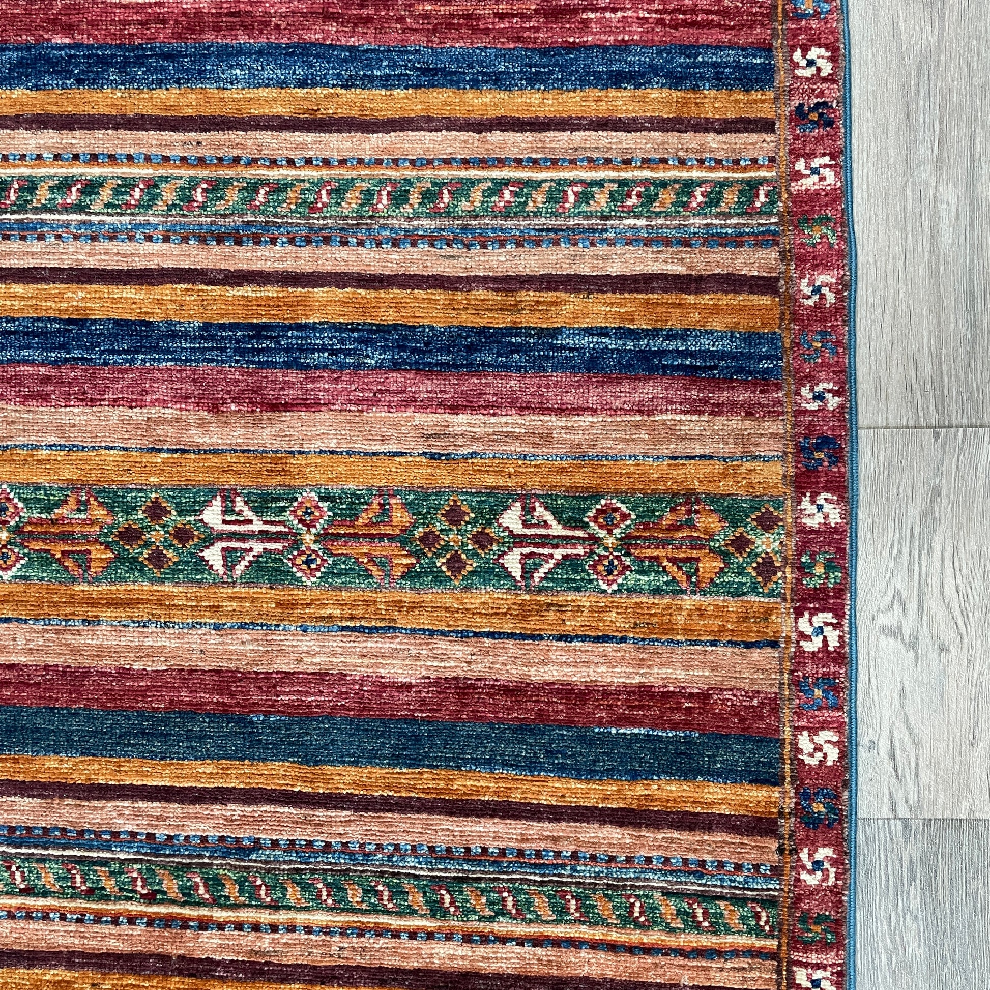 309 x 205 cm | Afghan Khorjin Rug