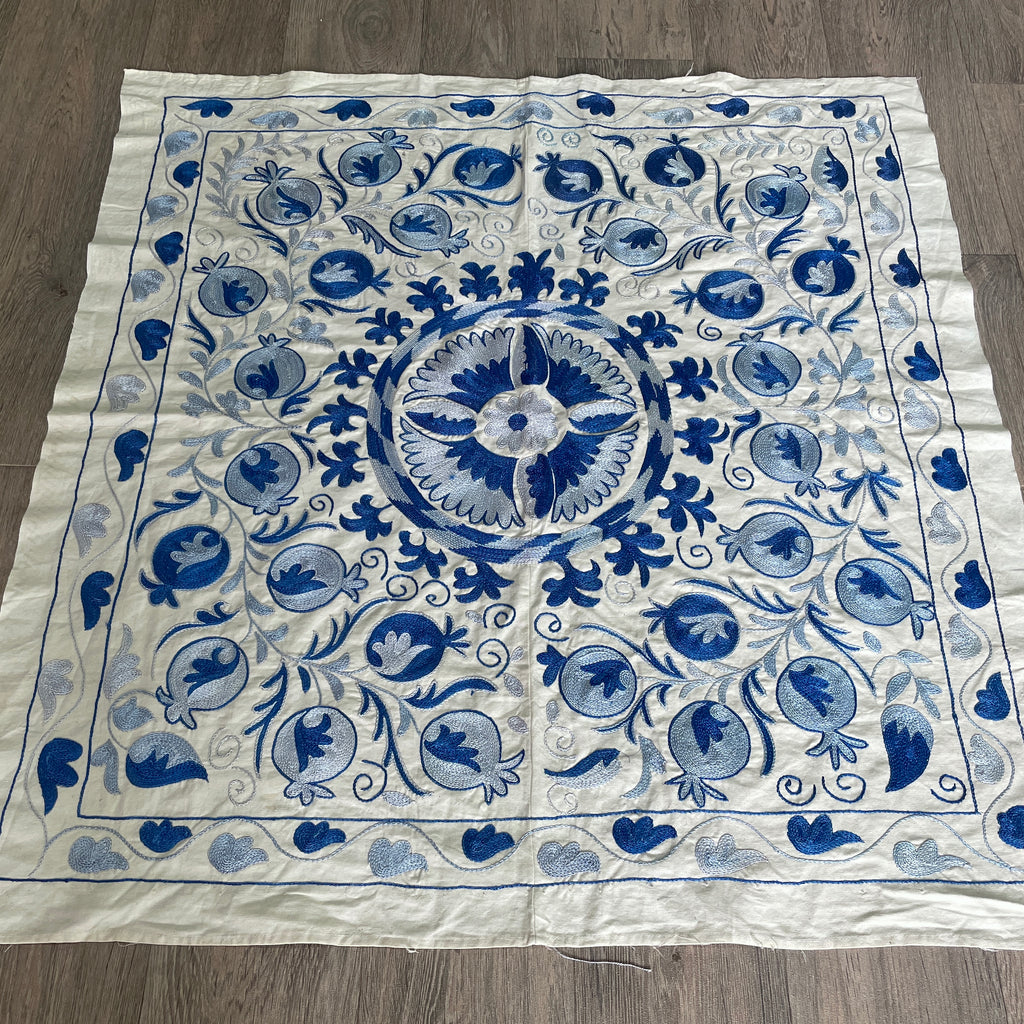 Uzbek Suzani Table Throw