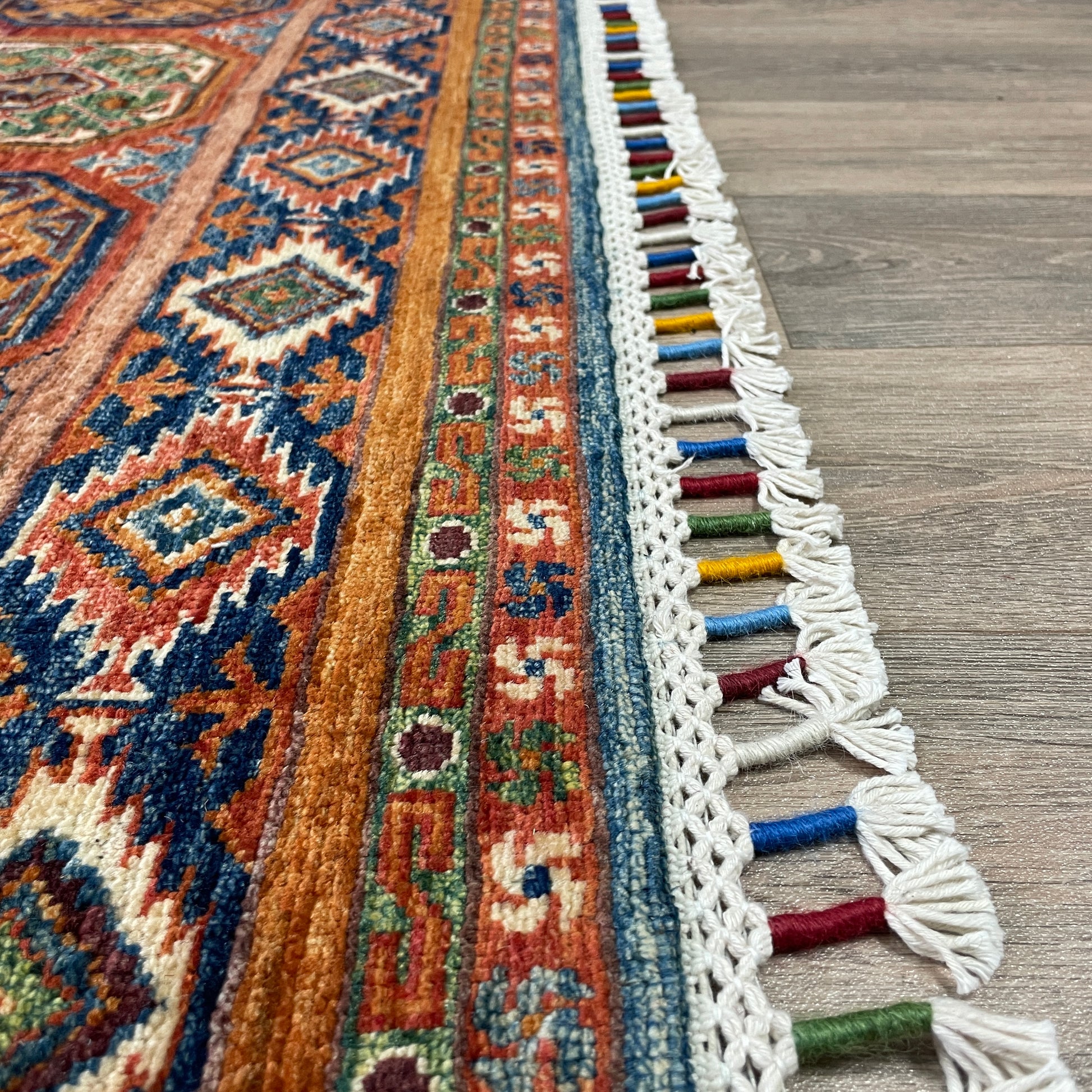 309 x 205 cm | Afghan Khorjin Rug