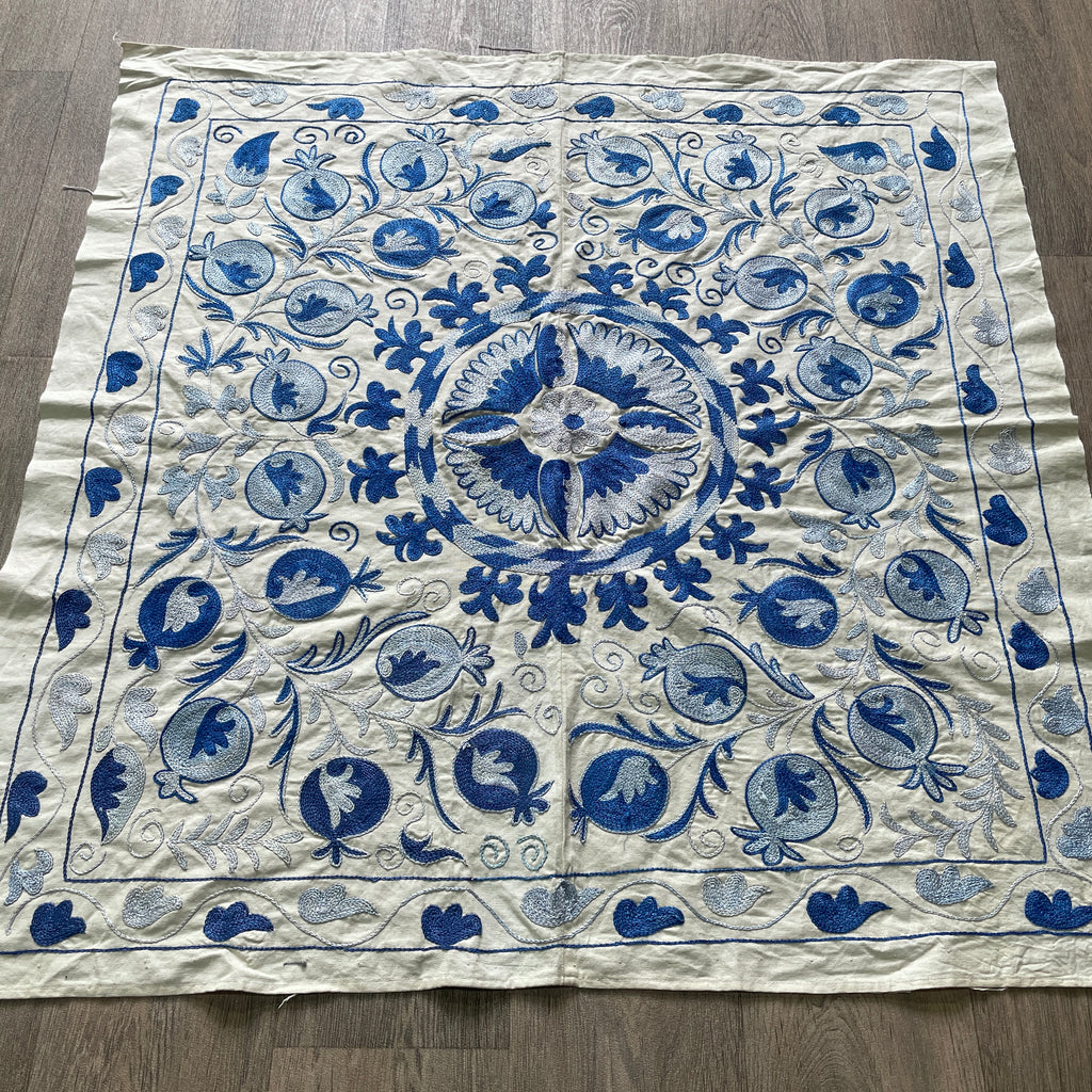 Uzbek Suzani Table Throw