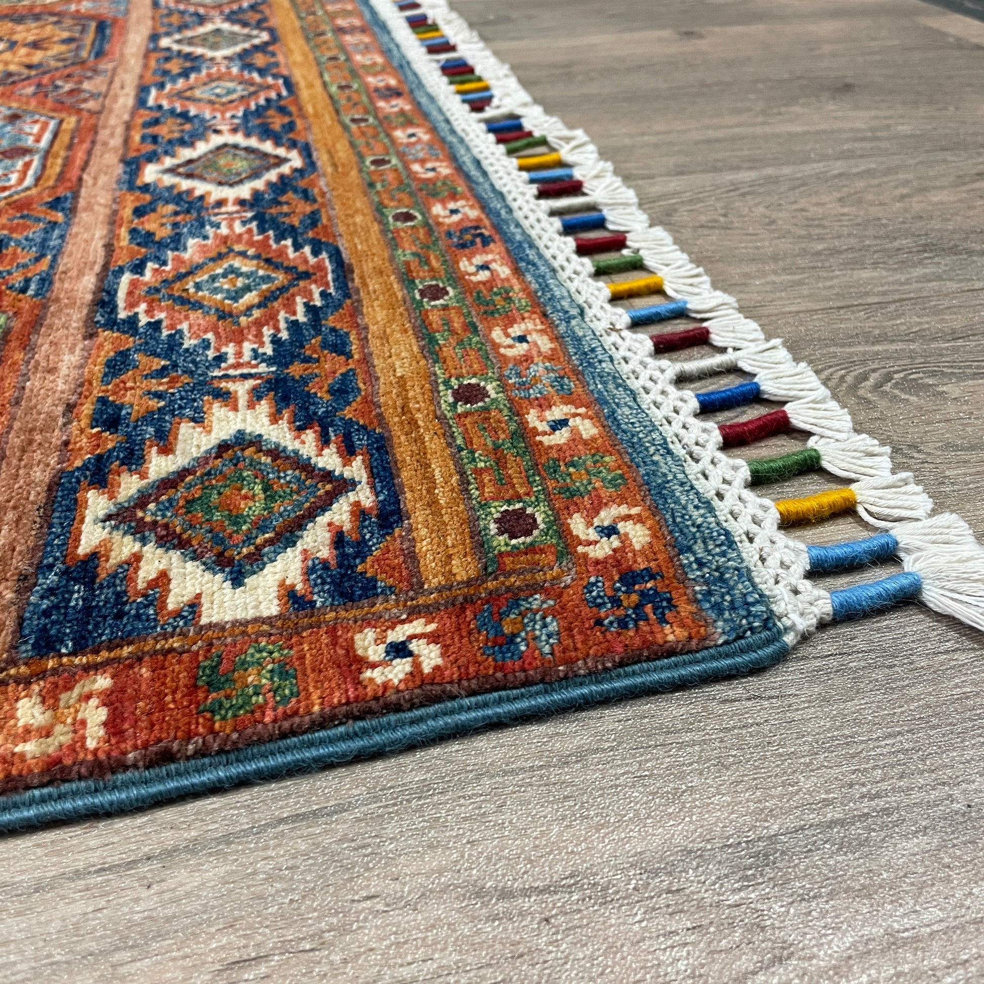 309 x 205 cm | Afghan Khorjin Rug