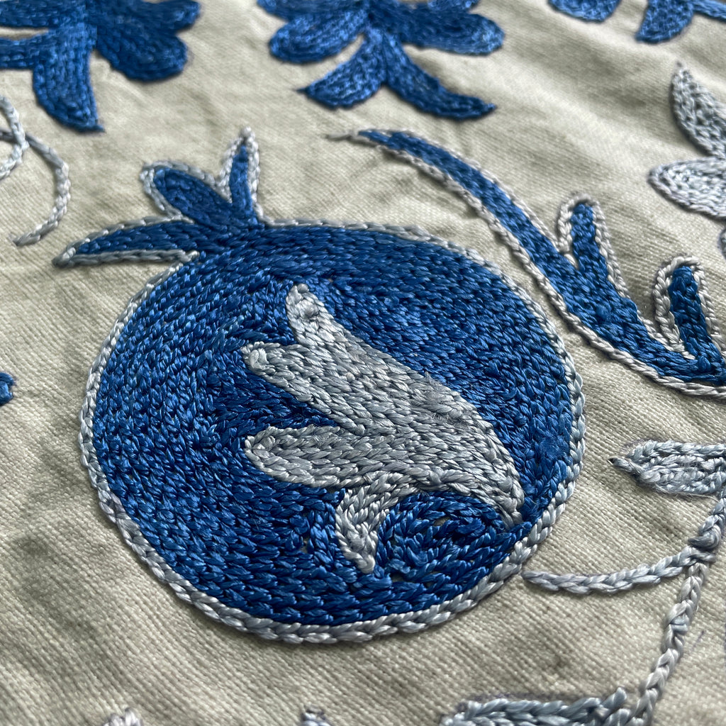 Uzbek Suzani Table Throw