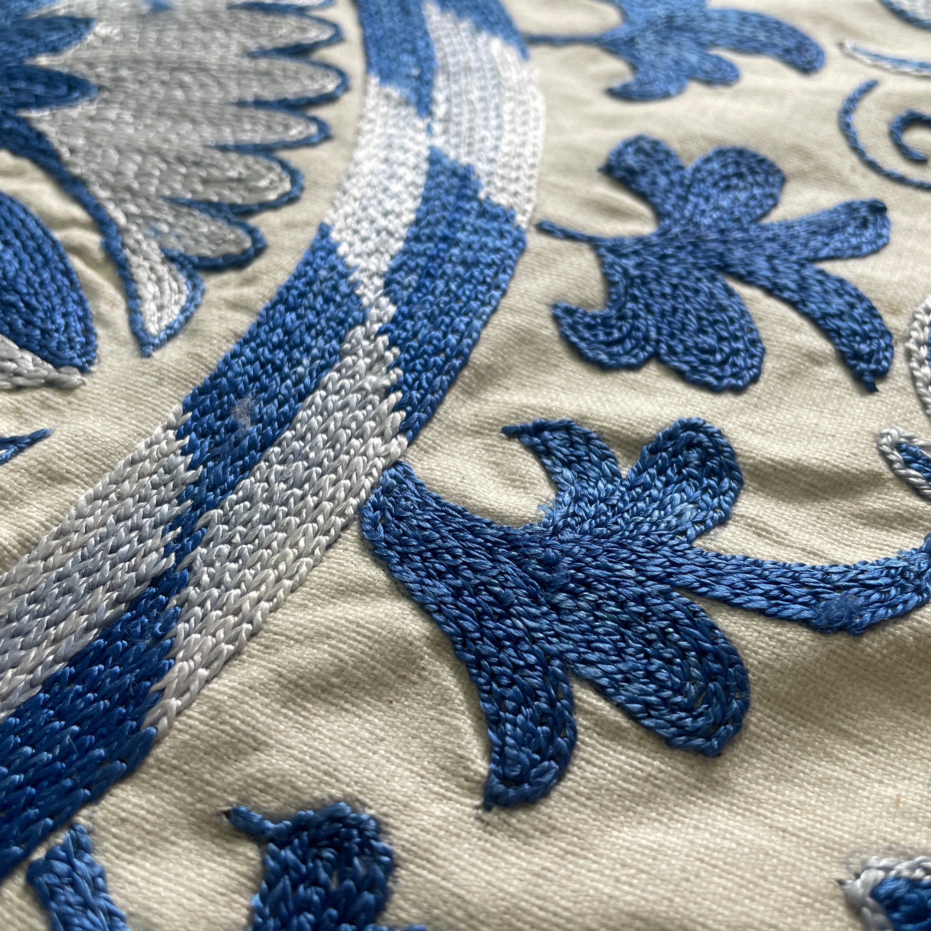 Uzbek Suzani Table Throw