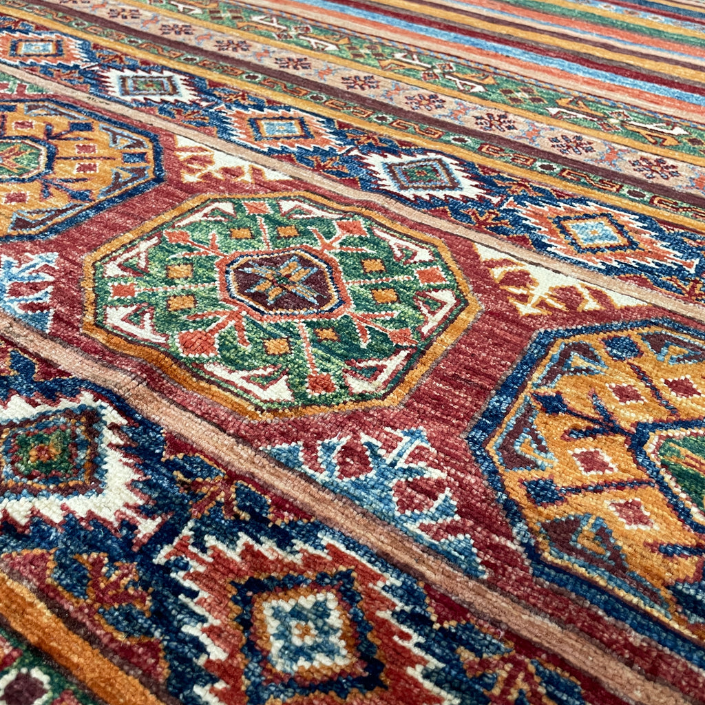 309 x 205 cm | Afghan Khorjin Rug