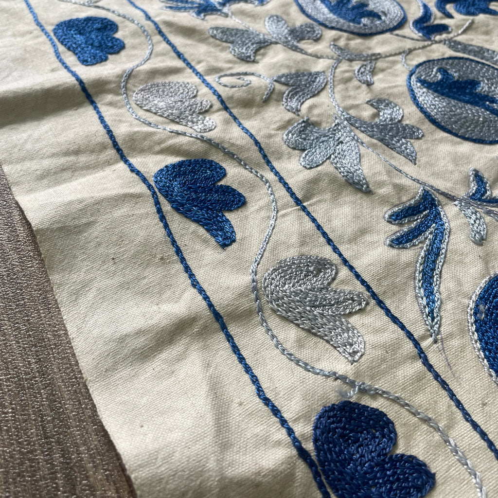 Uzbek Suzani Table Throw