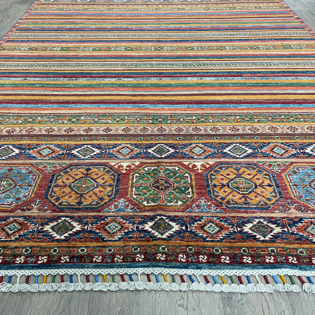 309 x 205 cm | Afghan Khorjin Rug