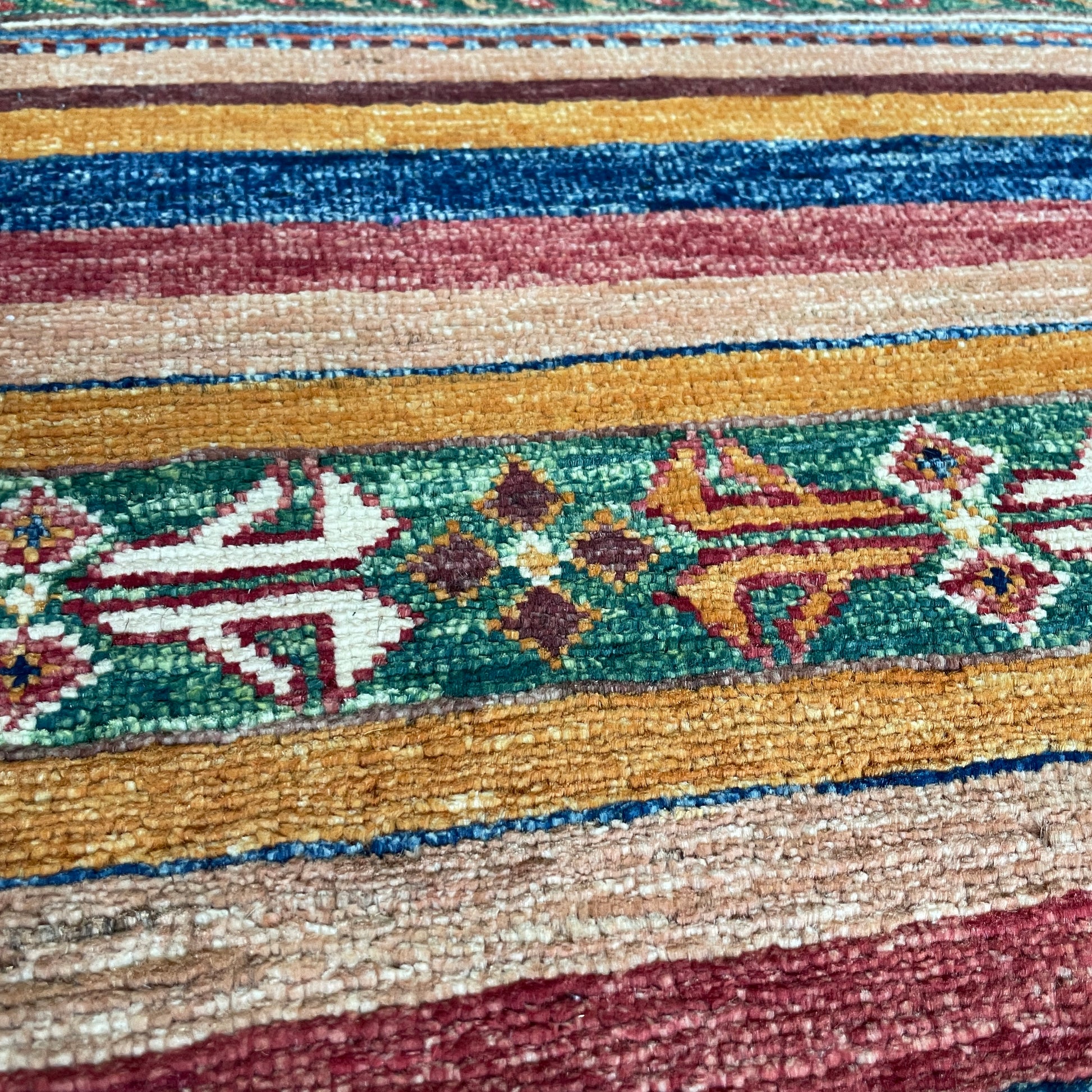 309 x 205 cm | Afghan Khorjin Rug