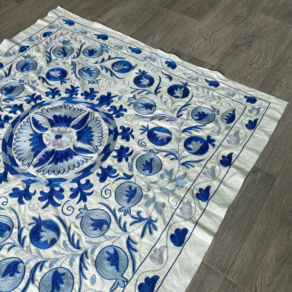 Uzbek Suzani Table Throw