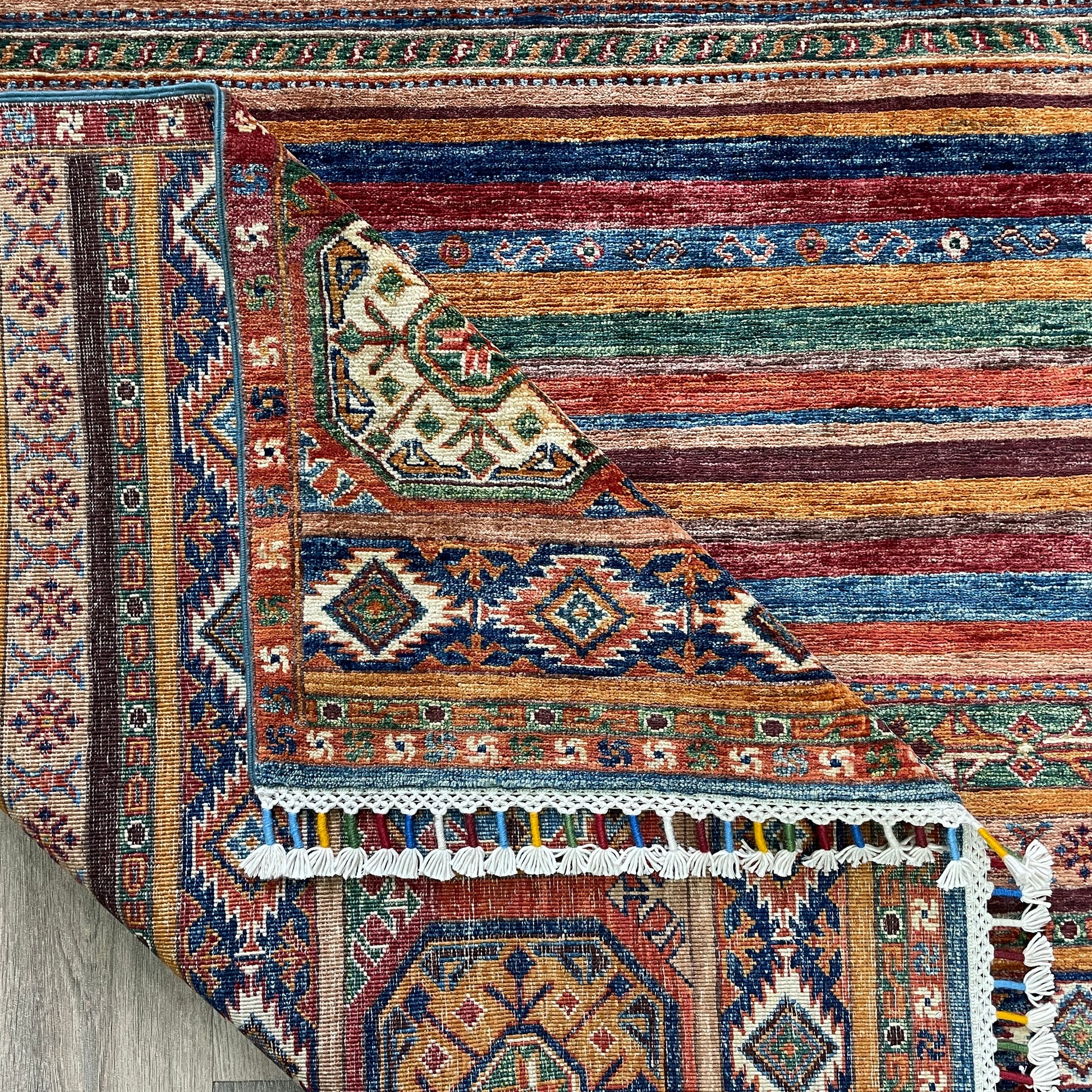 309 x 205 cm | Afghan Khorjin Rug