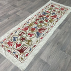 Afghan 'Sheberghan' Suzani Table Runner