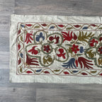 Afghan 'Sheberghan' Suzani Table Runner