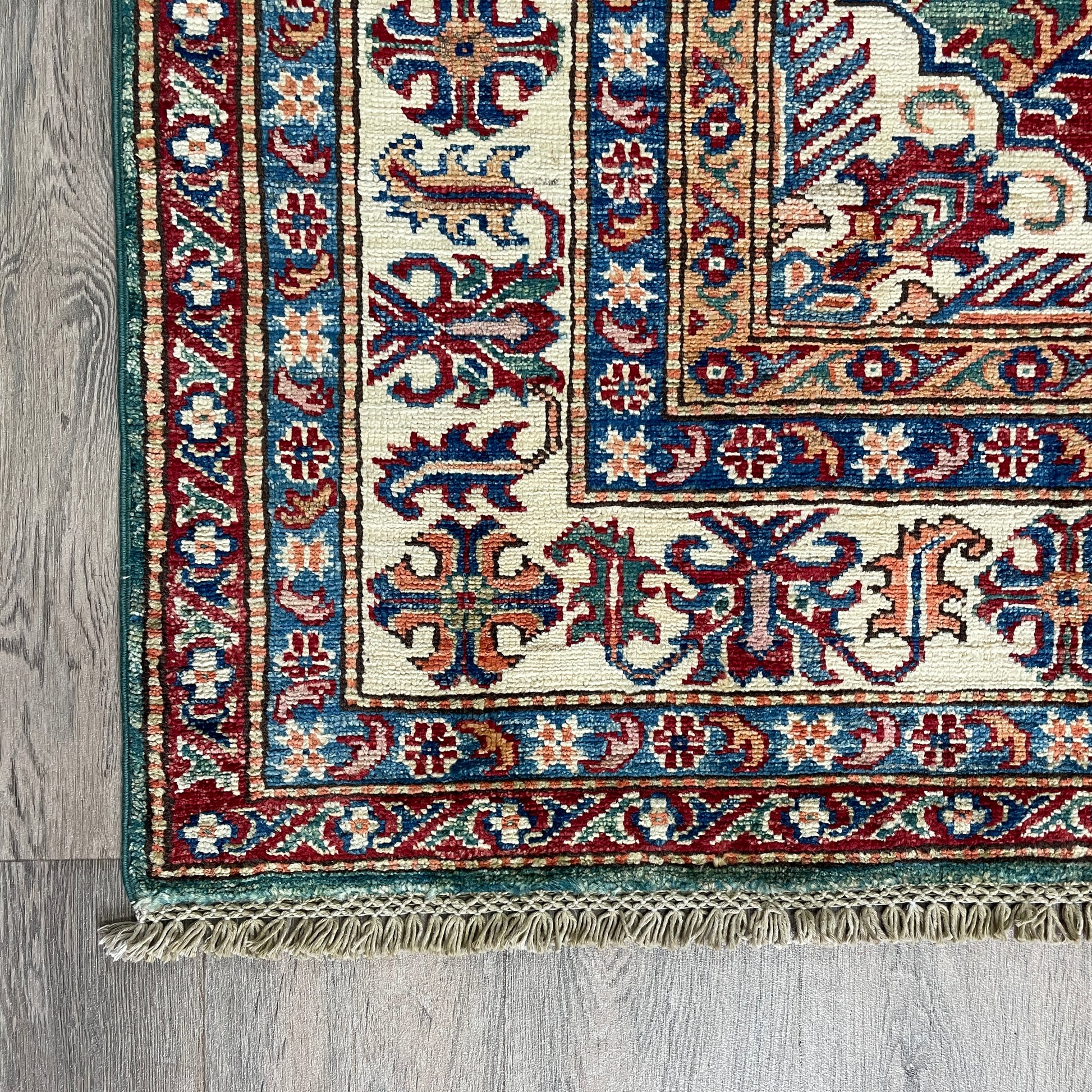 247 x 172 cm | Afghan Super Kazak Rug