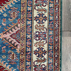 247 x 172 cm | Afghan Super Kazak Rug - Khorasan Rugs