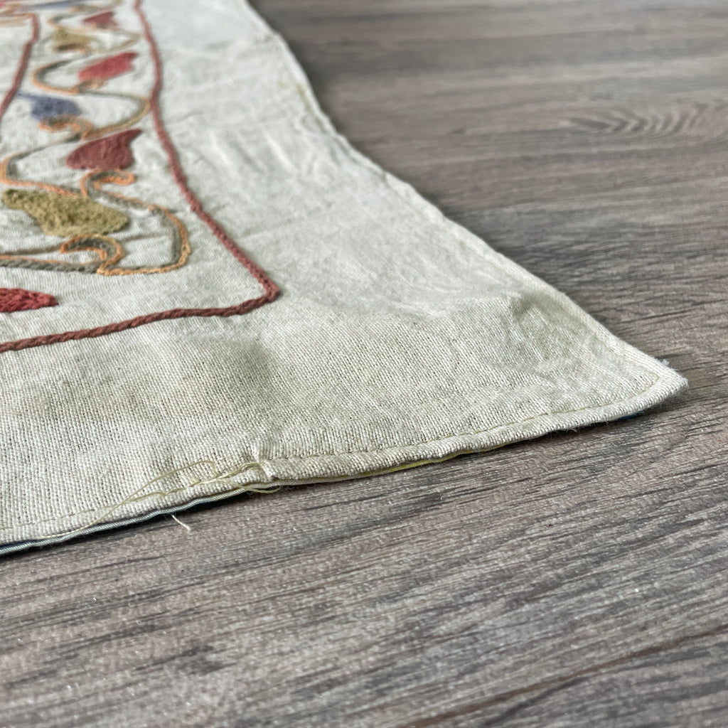 Afghan 'Sheberghan' Suzani Table Runner
