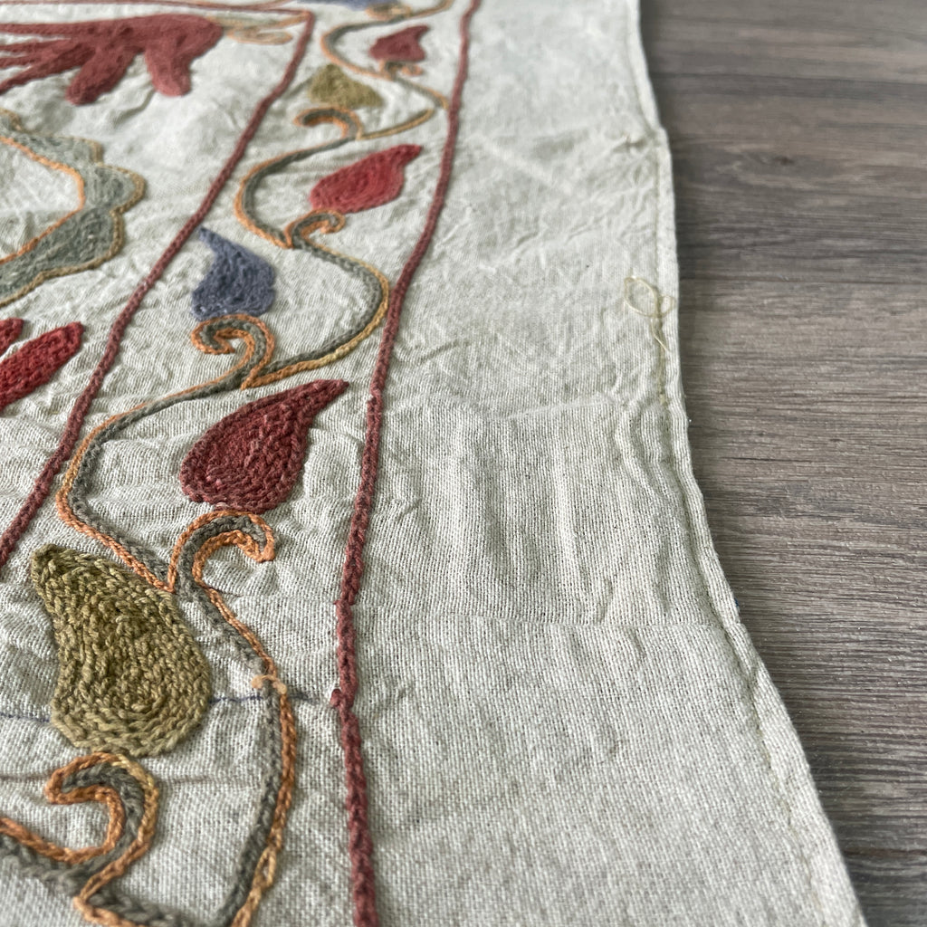 Afghan 'Sheberghan' Suzani Table Runner