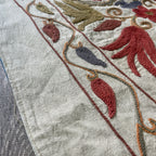 Afghan 'Sheberghan' Suzani Table Runner