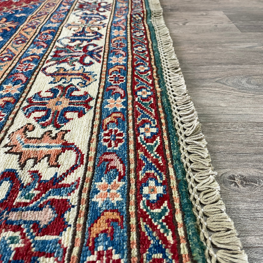 247 x 172 cm | Afghan Super Kazak Rug