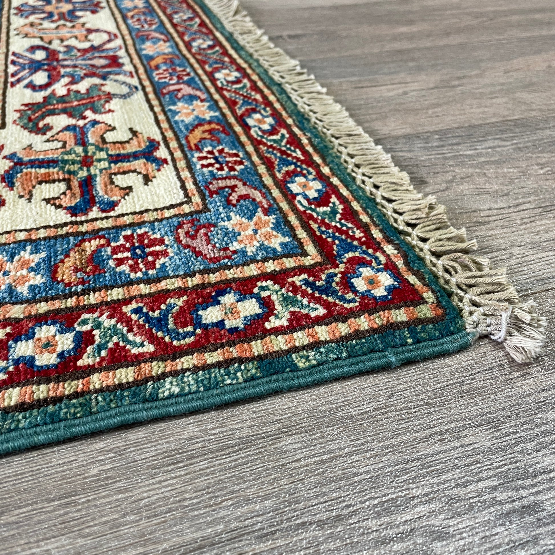 247 x 172 cm | Afghan Super Kazak Rug