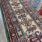 247 x 172 cm | Afghan Super Kazak Rug - Khorasan Rugs
