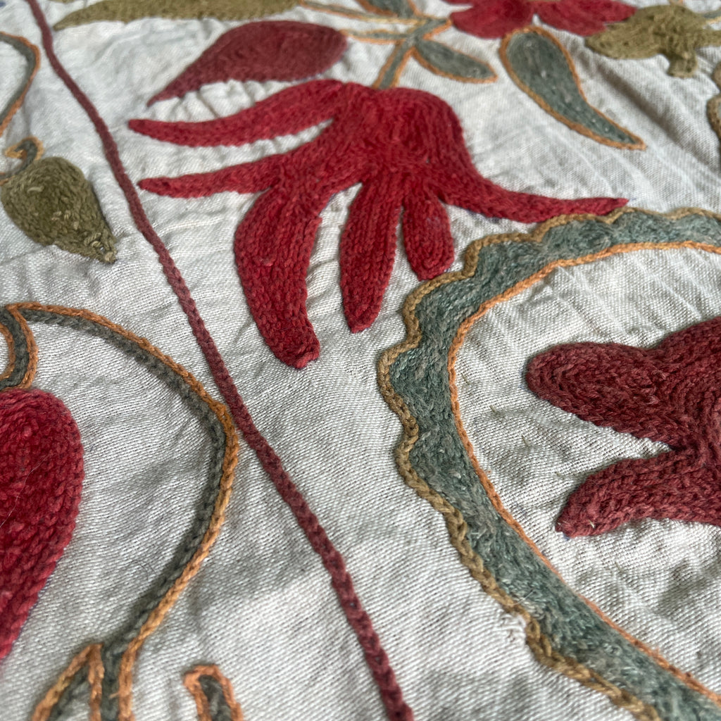 Afghan 'Sheberghan' Suzani Table Runner