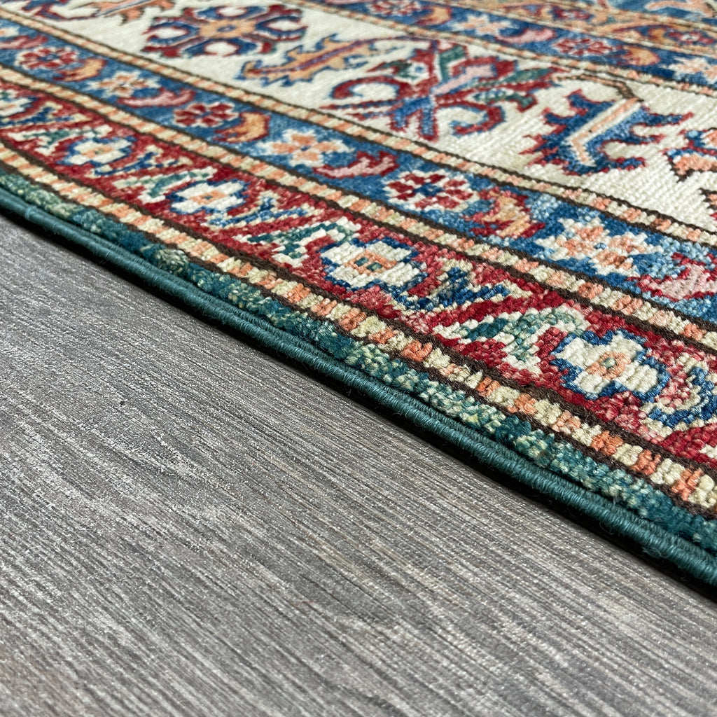 247 x 172 cm | Afghan Super Kazak Rug