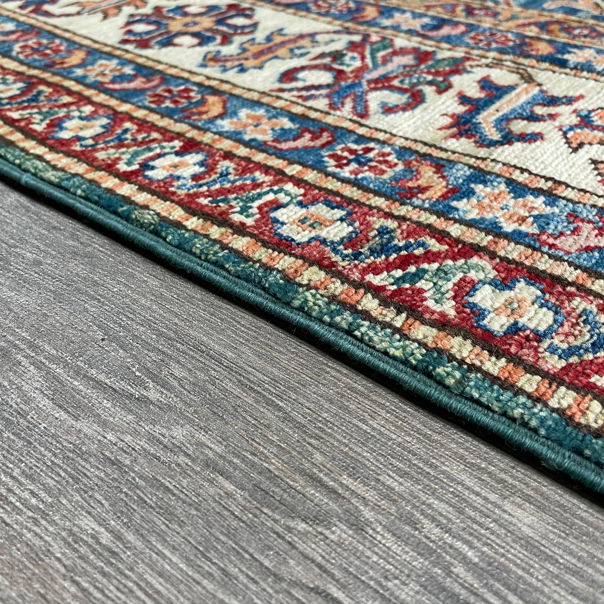 247 x 172 cm | Afghan Super Kazak Rug