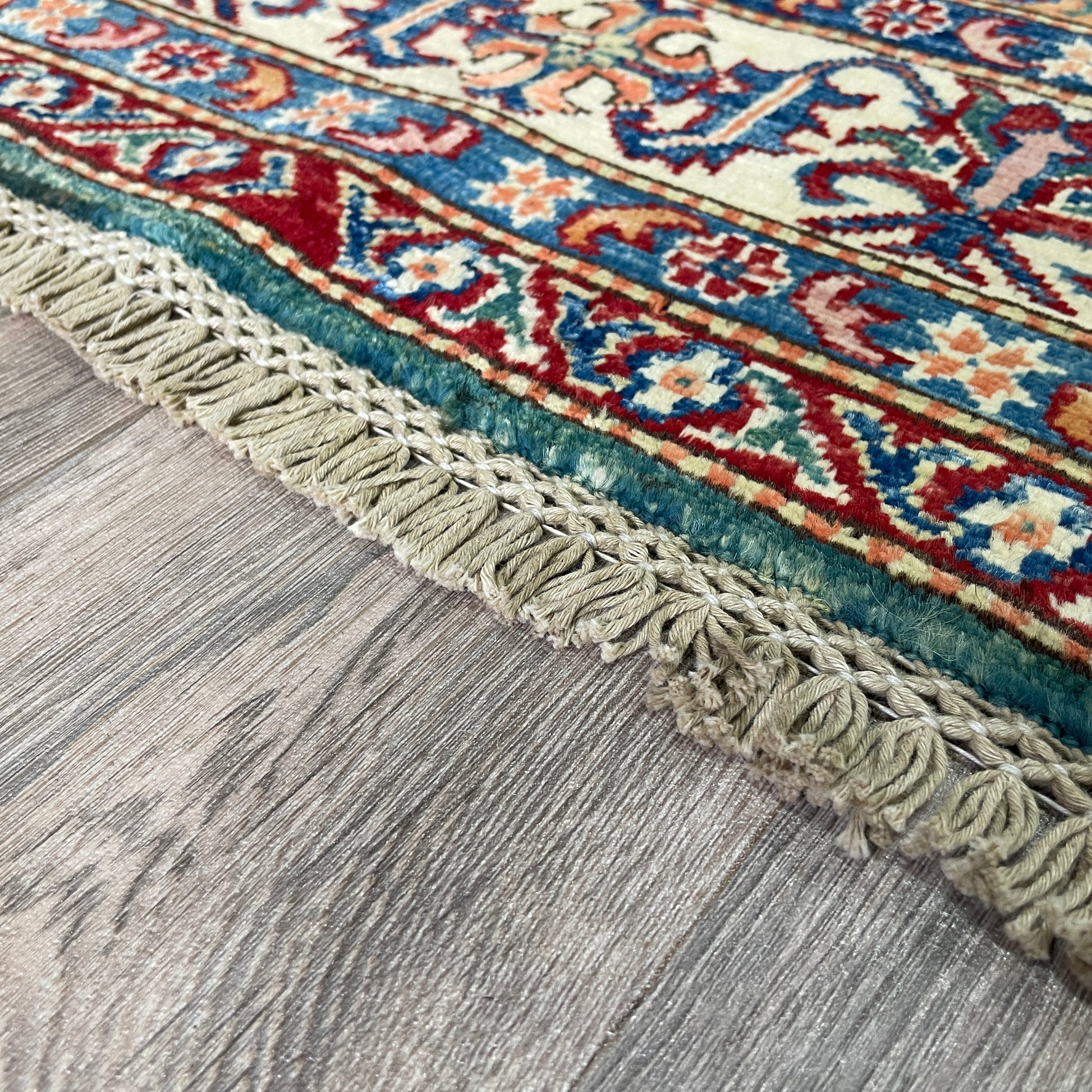 247 x 172 cm | Afghan Super Kazak Rug