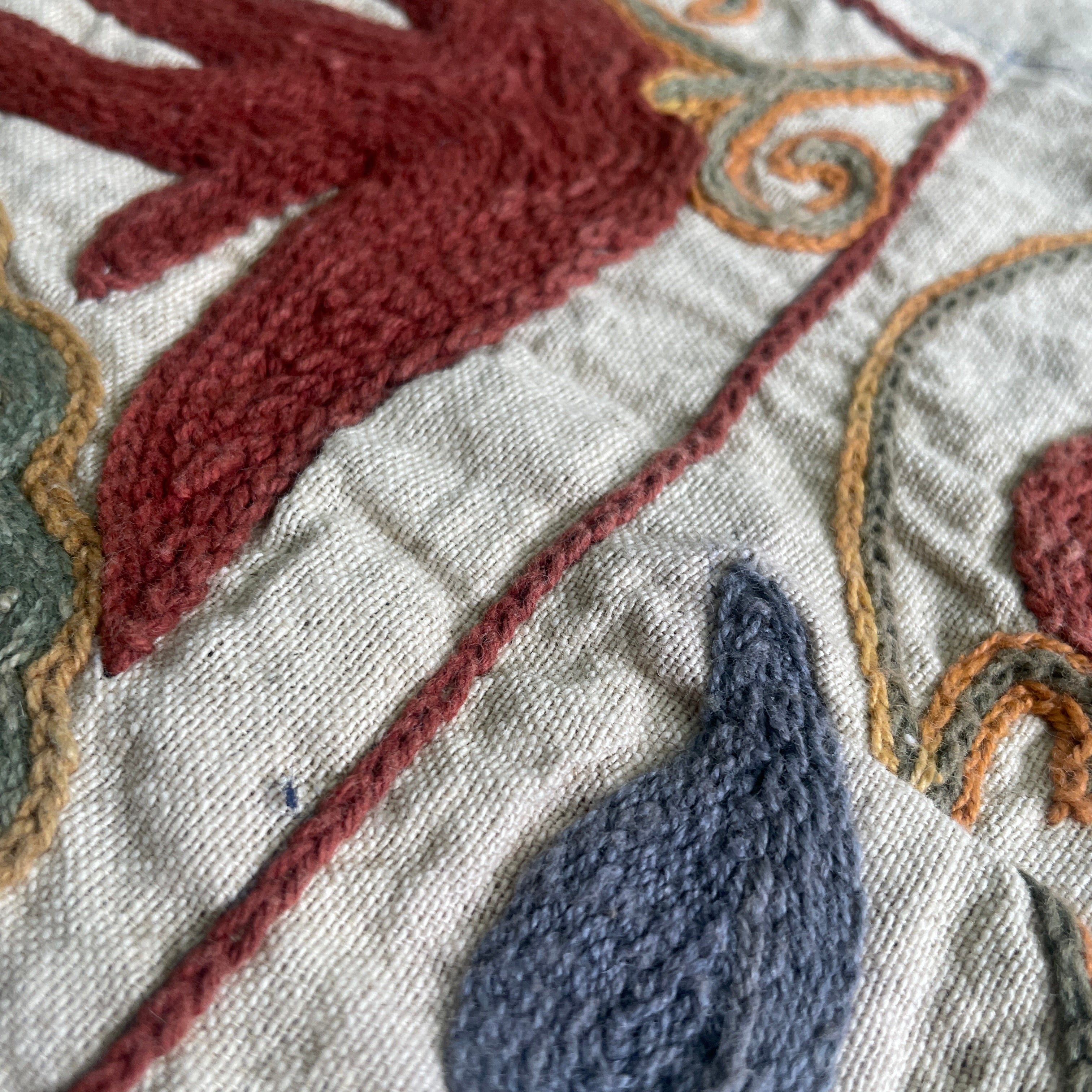 Afghan 'Sheberghan' Suzani Table Runner