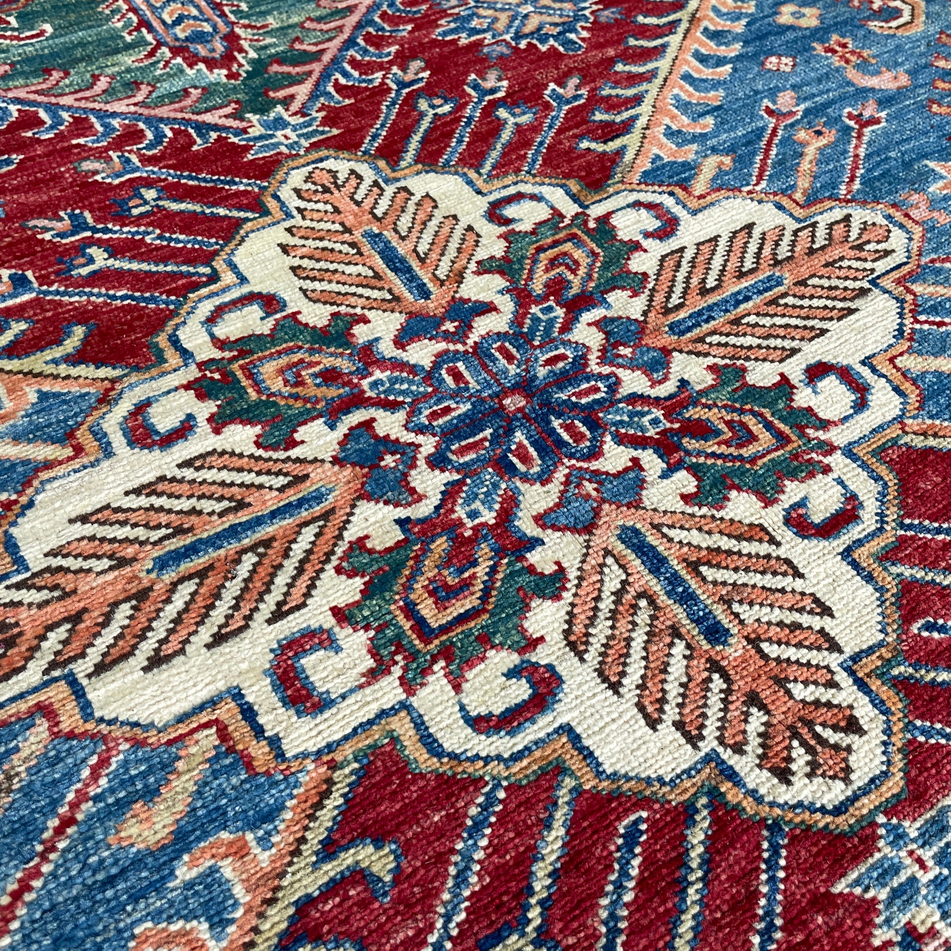 247 x 172 cm | Afghan Super Kazak Rug