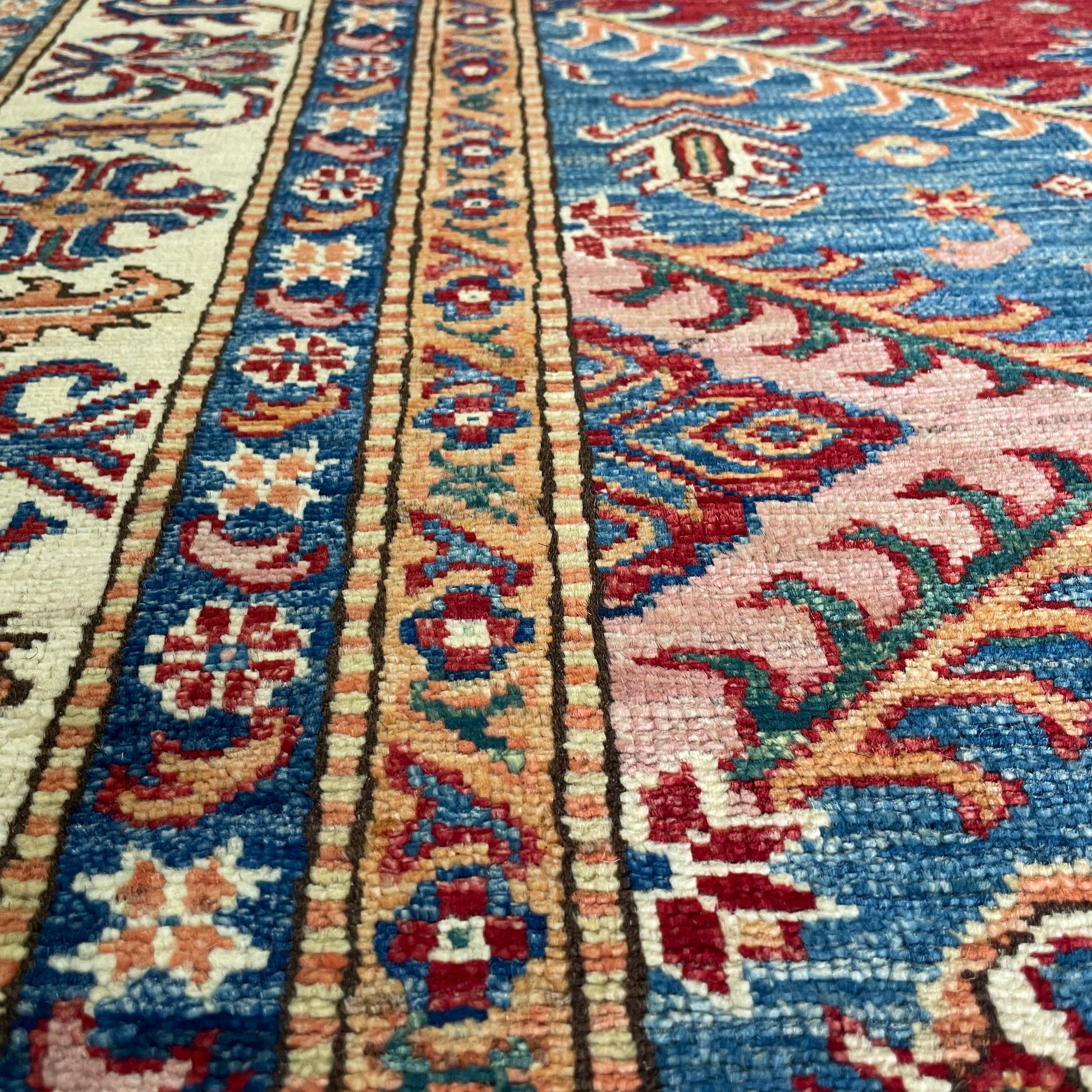 247 x 172 cm | Afghan Super Kazak Rug