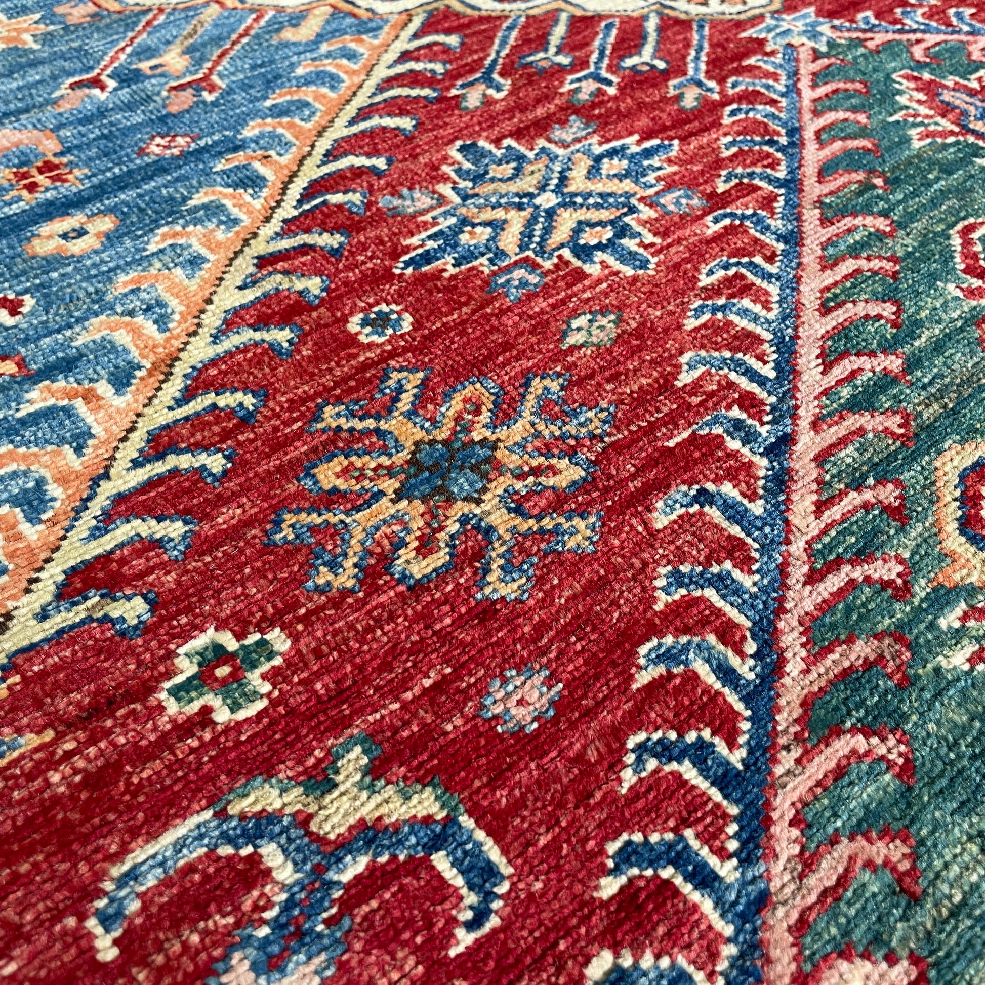 247 x 172 cm | Afghan Super Kazak Rug