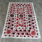 Uzbek Suzani Bed Throw