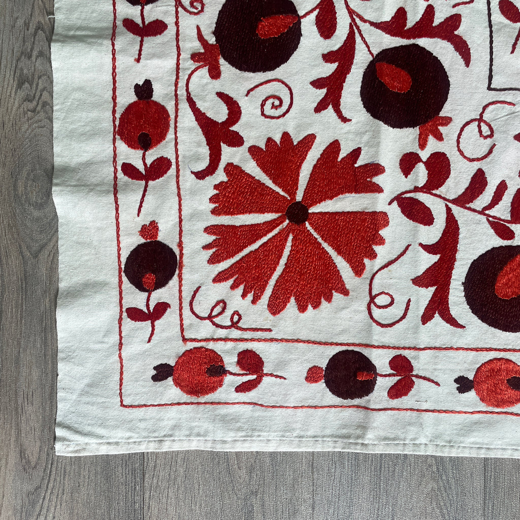 Uzbek Suzani Bed Throw