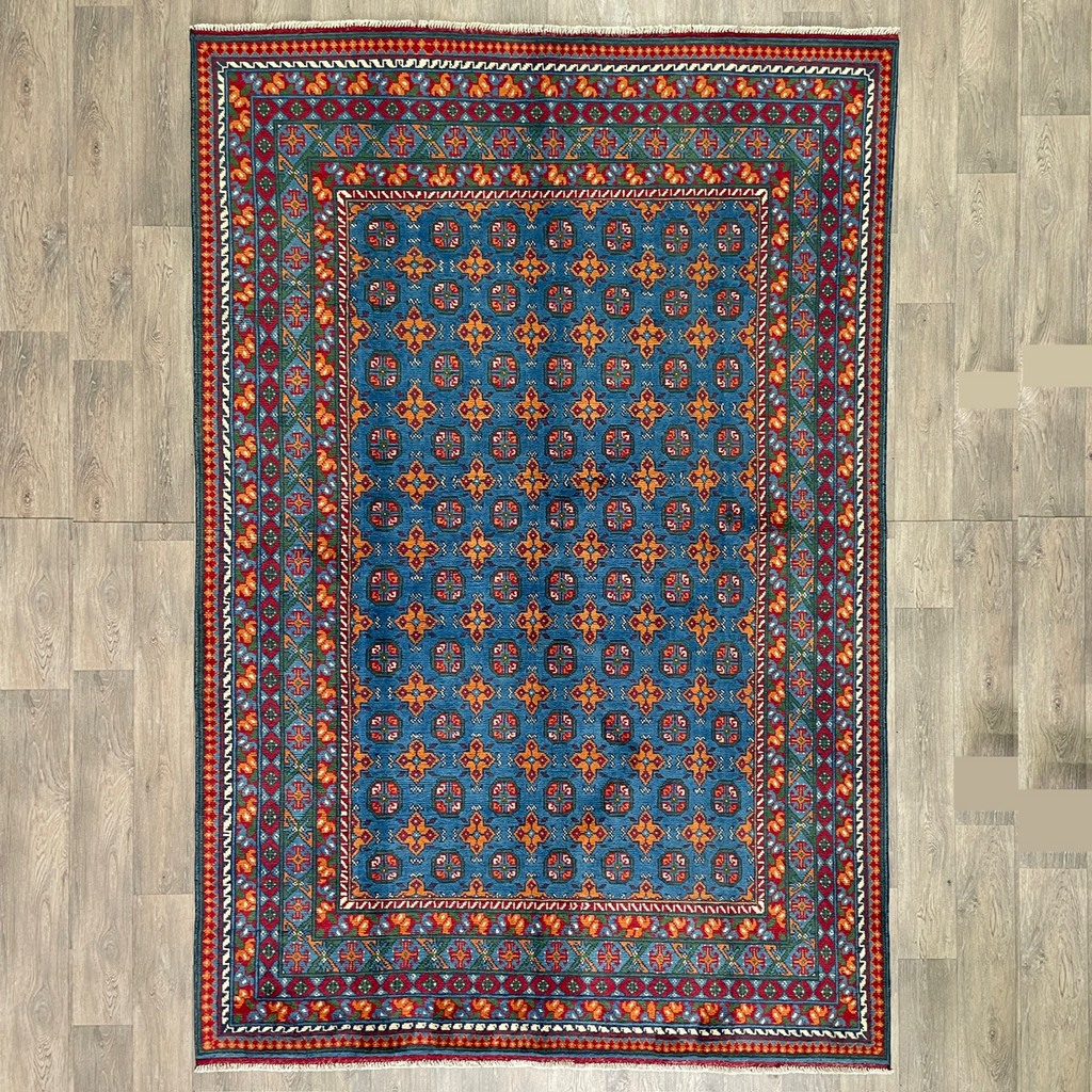 296 x 197 cm | Afghan Aqcha Rug