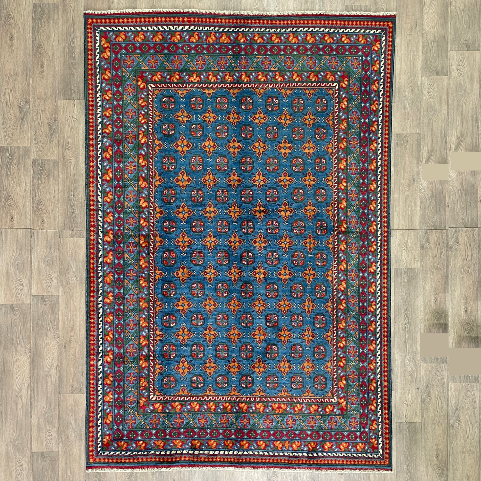 296 x 197 cm | Afghan Aqcha Rug