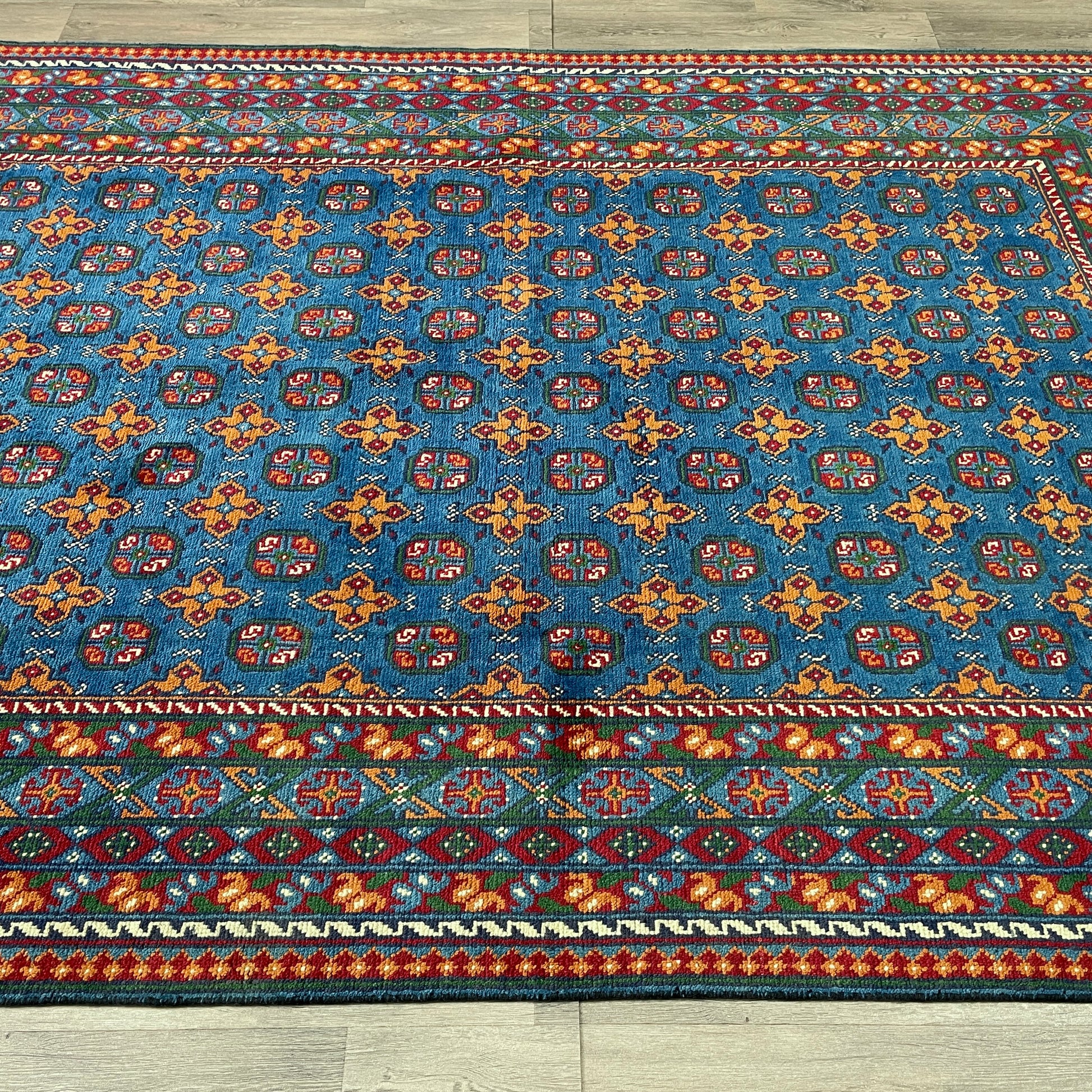 296 x 197 cm | Afghan Aqcha Rug