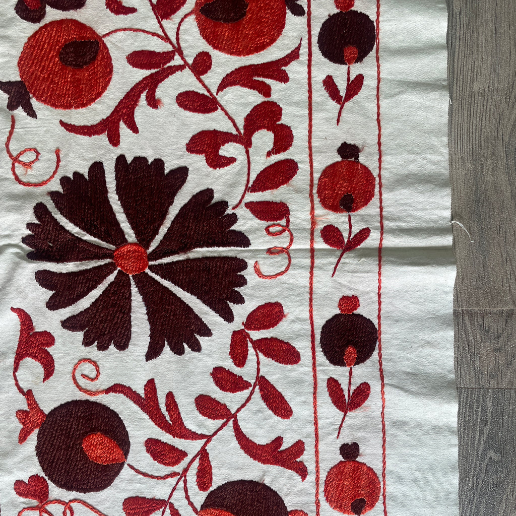 Uzbek Suzani Bed Throw