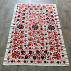 Uzbek Suzani Bed Throw
